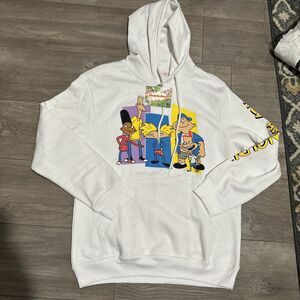 NWT Nickelodeon Men's Hoodie Size M "Hey Arnold" Graphic Print
